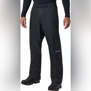 Columbia Men's Tall & Extended Rebel Roamer Rain Pants Black Sz 4XT
